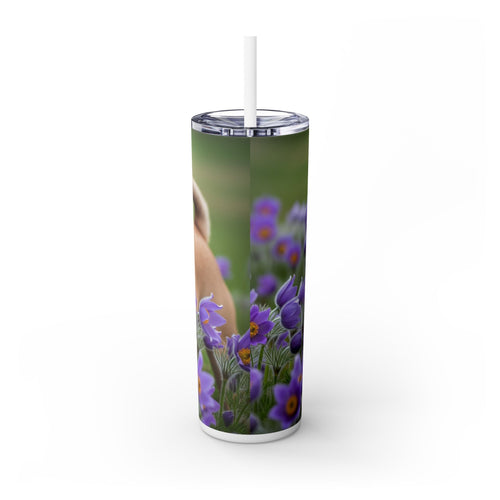 Skinny Tumbler with Straw – 20 oz Stainless Steel Cup