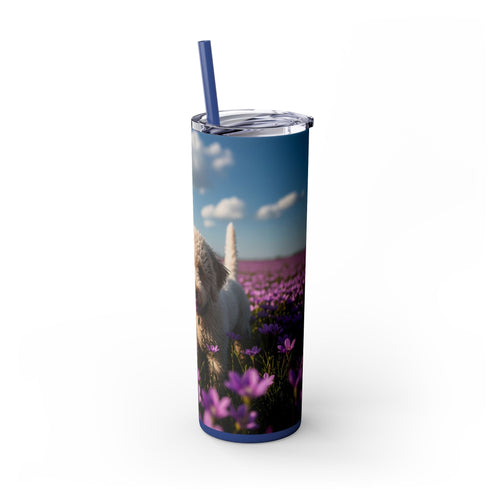 Skinny Tumbler with Straw – 20 oz Stainless Steel Cup