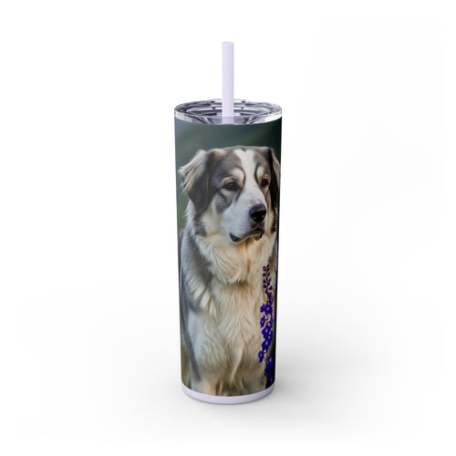 Skinny Tumbler with Straw – 20 oz Stainless Steel Cup
