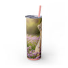 Skinny Tumbler with Straw – 20 oz Stainless Steel Cup