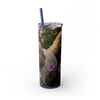 Skinny Tumbler with Straw – 20 oz Stainless Steel Cup