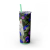 Skinny Tumbler with Straw – 20 oz Stainless Steel Cup