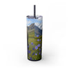 Skinny Tumbler with Straw – 20 oz Stainless Steel Cup