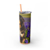 Skinny Tumbler with Straw – 20 oz Stainless Steel Cup
