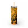 Skinny Tumbler with Straw – 20 oz Stainless Steel Cup