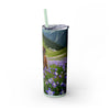 Skinny Tumbler with Straw – 20 oz Stainless Steel Cup