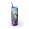 Skinny Tumbler with Straw – 20 oz Stainless Steel Cup