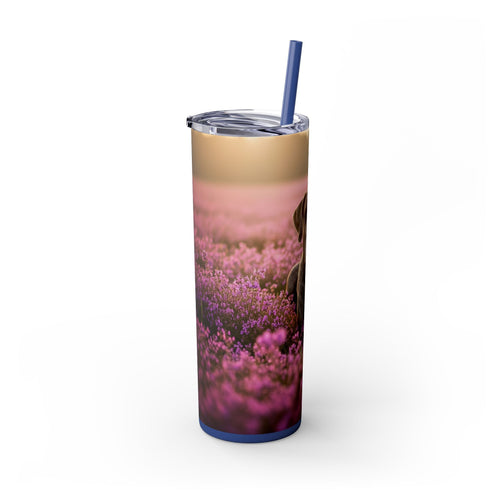 Skinny Tumbler with Straw – 20 oz Stainless Steel Cup