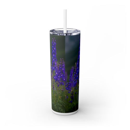 Skinny Tumbler with Straw – 20 oz Stainless Steel Cup