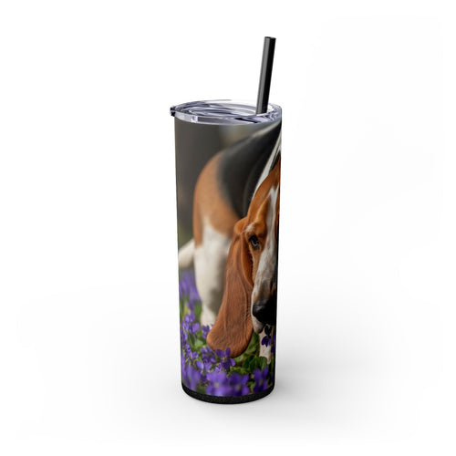 Skinny Tumbler with Straw – 20 oz Stainless Steel Cup