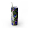 Skinny Tumbler with Straw – 20 oz Stainless Steel Cup