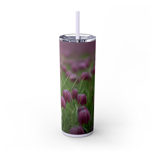 Skinny Tumbler with Straw – 20 oz Stainless Steel Cup