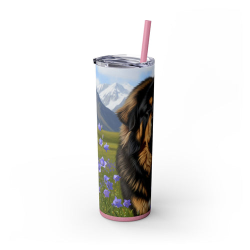 Skinny Tumbler with Straw – 20 oz Stainless Steel Cup