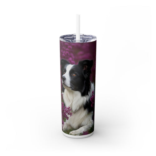 Skinny Tumbler with Straw – 20 oz Stainless Steel Cup