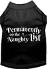 Permanently on the Naughty List Pet Shirt