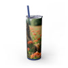 Skinny Tumbler with Straw – 20 oz Stainless Steel Cup