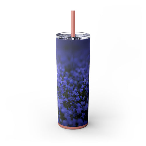 Skinny Tumbler with Straw – 20 oz Stainless Steel Cup
