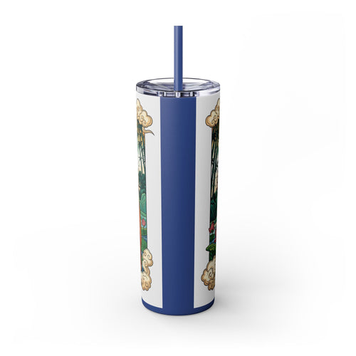 Skinny Tumbler with Straw – 20 oz Stainless Steel Cup