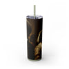 Skinny Tumbler with Straw – 20 oz Stainless Steel Cup