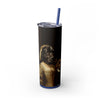 Skinny Tumbler with Straw – 20 oz Stainless Steel Cup