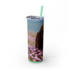 Skinny Tumbler with Straw – 20 oz Stainless Steel Cup