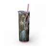 Skinny Tumbler with Straw – 20 oz Stainless Steel Cup