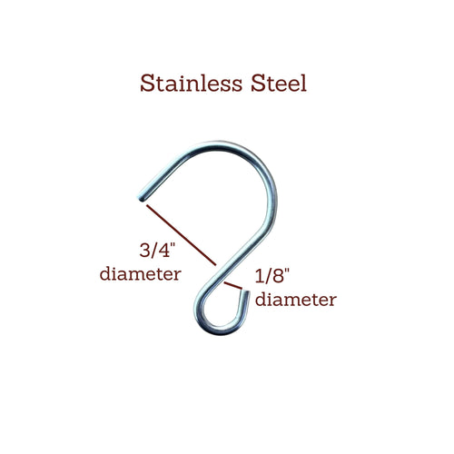 Perfect Little Stainless 'S' Hooks, 10 count