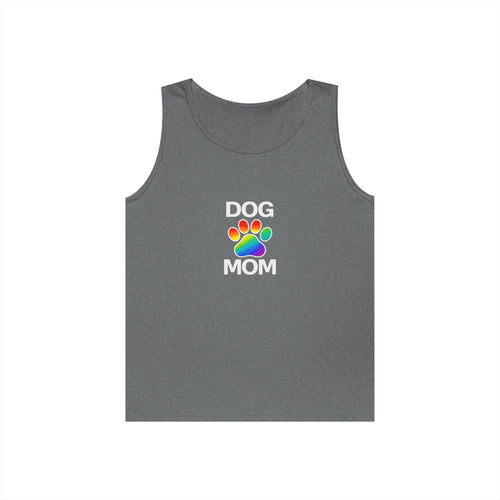 Pride Dog Mom Unisex Heavy Cotton Tank Top (9 Colors)