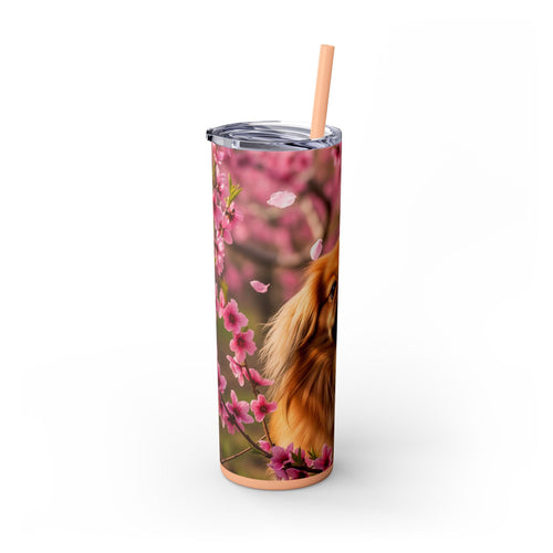 Skinny Tumbler with Straw – 20 oz Stainless Steel Cup