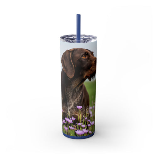 Skinny Tumbler with Straw – 20 oz Stainless Steel Cup