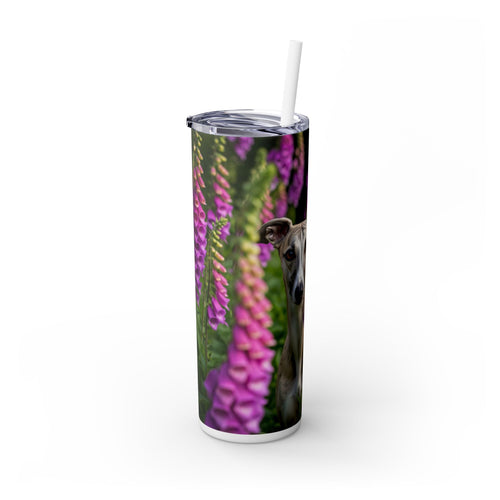 Skinny Tumbler with Straw – 20 oz Stainless Steel Cup