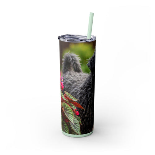 Skinny Tumbler with Straw – 20 oz Stainless Steel Cup