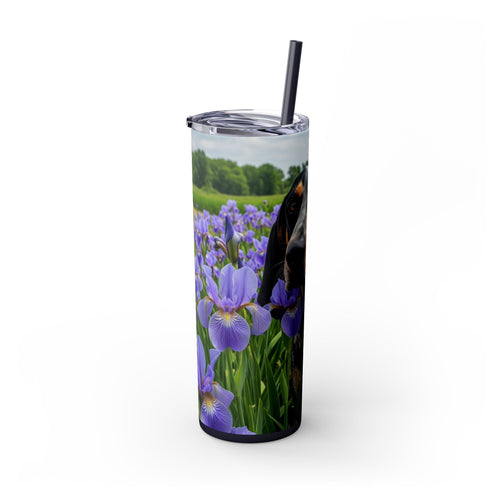 Skinny Tumbler with Straw – 20 oz Stainless Steel Cup