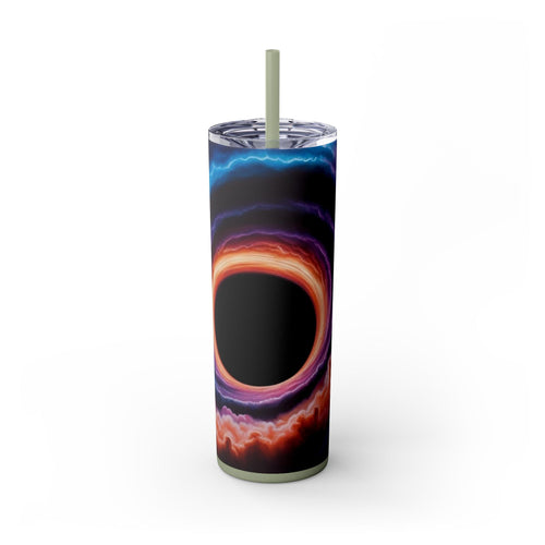 Skinny Tumbler with Straw – 20 oz Stainless Steel Cup