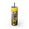 Skinny Tumbler with Straw – 20 oz Stainless Steel Cup