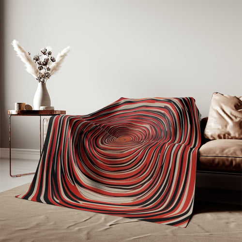 Sweatshirt Blanket – Plush Fleece Throw, 2 Size Options
