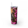 Skinny Tumbler with Straw – 20 oz Stainless Steel Cup
