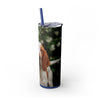 Skinny Tumbler with Straw – 20 oz Stainless Steel Cup