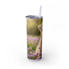 Skinny Tumbler with Straw – 20 oz Stainless Steel Cup