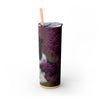 Skinny Tumbler with Straw – 20 oz Stainless Steel Cup
