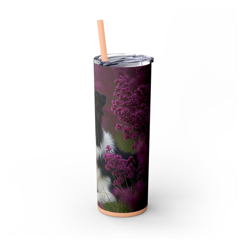 Skinny Tumbler with Straw – 20 oz Stainless Steel Cup