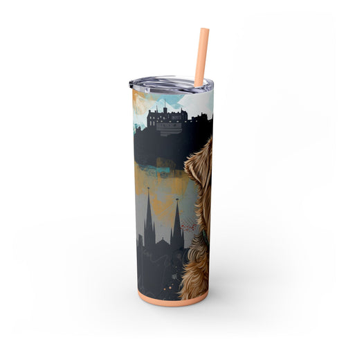 Skinny Tumbler with Straw – 20 oz Stainless Steel Cup