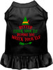 Check Your Elf Christmas Pet Dress