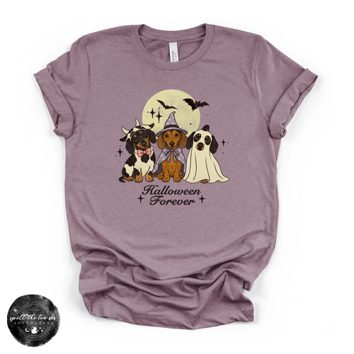 Dachshund Halloween Tee | Cute Halloween Wiener Dog Graphic T-Shirt