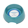 Country Living Set of 2 Natural Fiber Dog Bowls – Teal Blue
