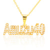 925 Sterling Silver Full Diamond Necklace Customization
