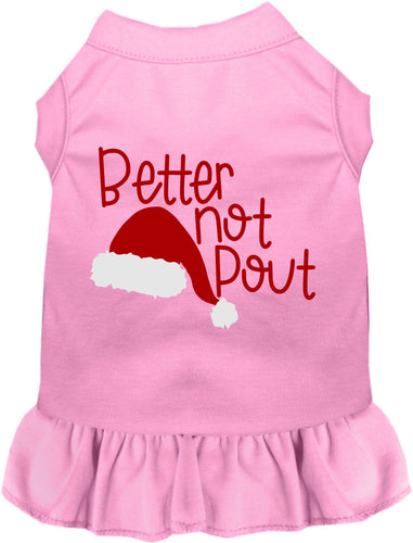 Better Not Pout Christmas Pet Dress