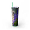 Skinny Tumbler with Straw – 20 oz Stainless Steel Cup