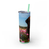 Skinny Tumbler with Straw – 20 oz Stainless Steel Cup