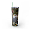 Skinny Tumbler with Straw – 20 oz Stainless Steel Cup
